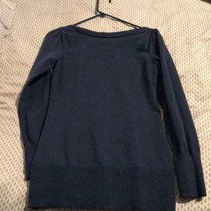 Royal blue tunic sweater